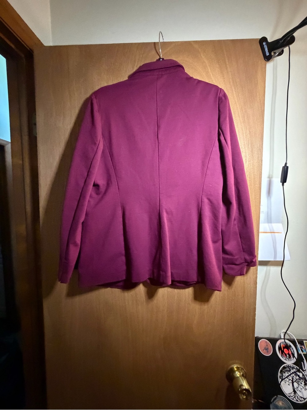 Bar III Women's Marion Blazer Jacket - Classic Single-Button size large - Picture 4 of 6